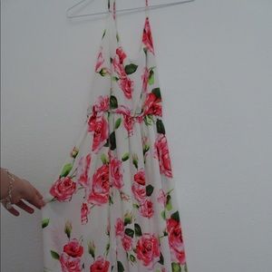 Long floral dress